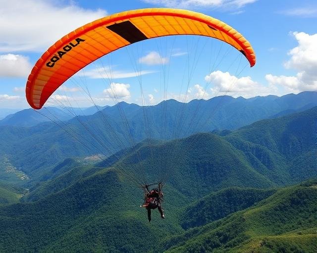 Vuelo en parapente 1 - Alas Madrid Colombia