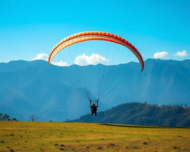 Vuelo en parapente 5 - Alas Madrid Colombia